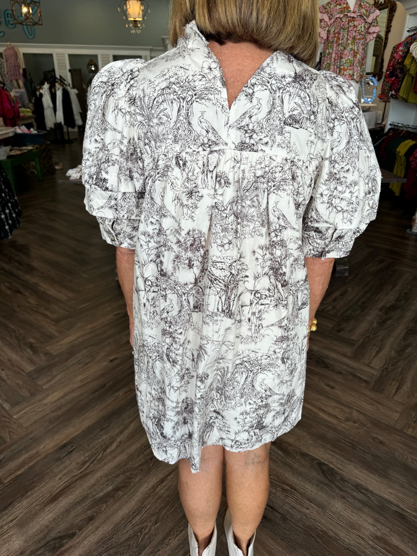 Safari Toile Dress