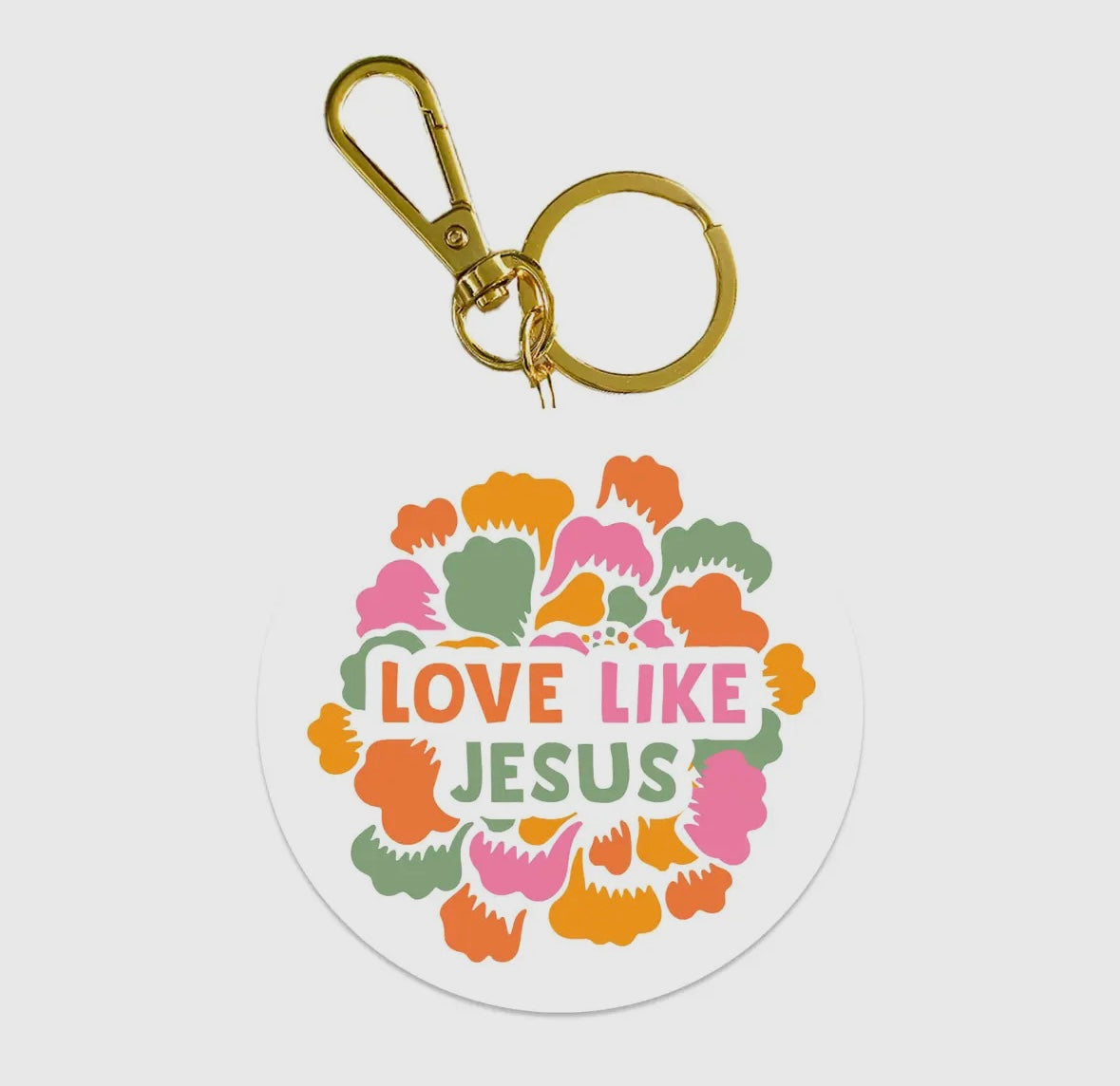 Mary Square Acrylic Keychains