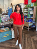 Orange and Brown Sweater