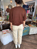 Soft Buttery Top: Dk Brown