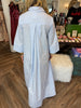 Ariel Classic Maxi Dress: Light Blue