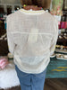 Yellow Embroidered Sleeve Top