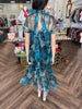 Emerald Haze Maxi Dress