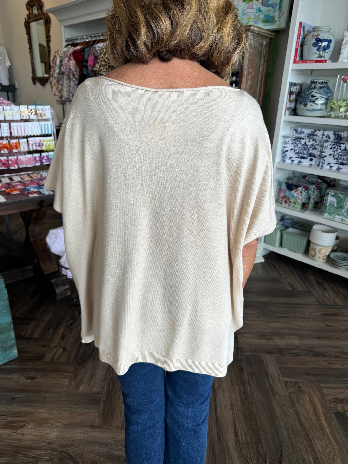 Cozy Girl Top: Cream