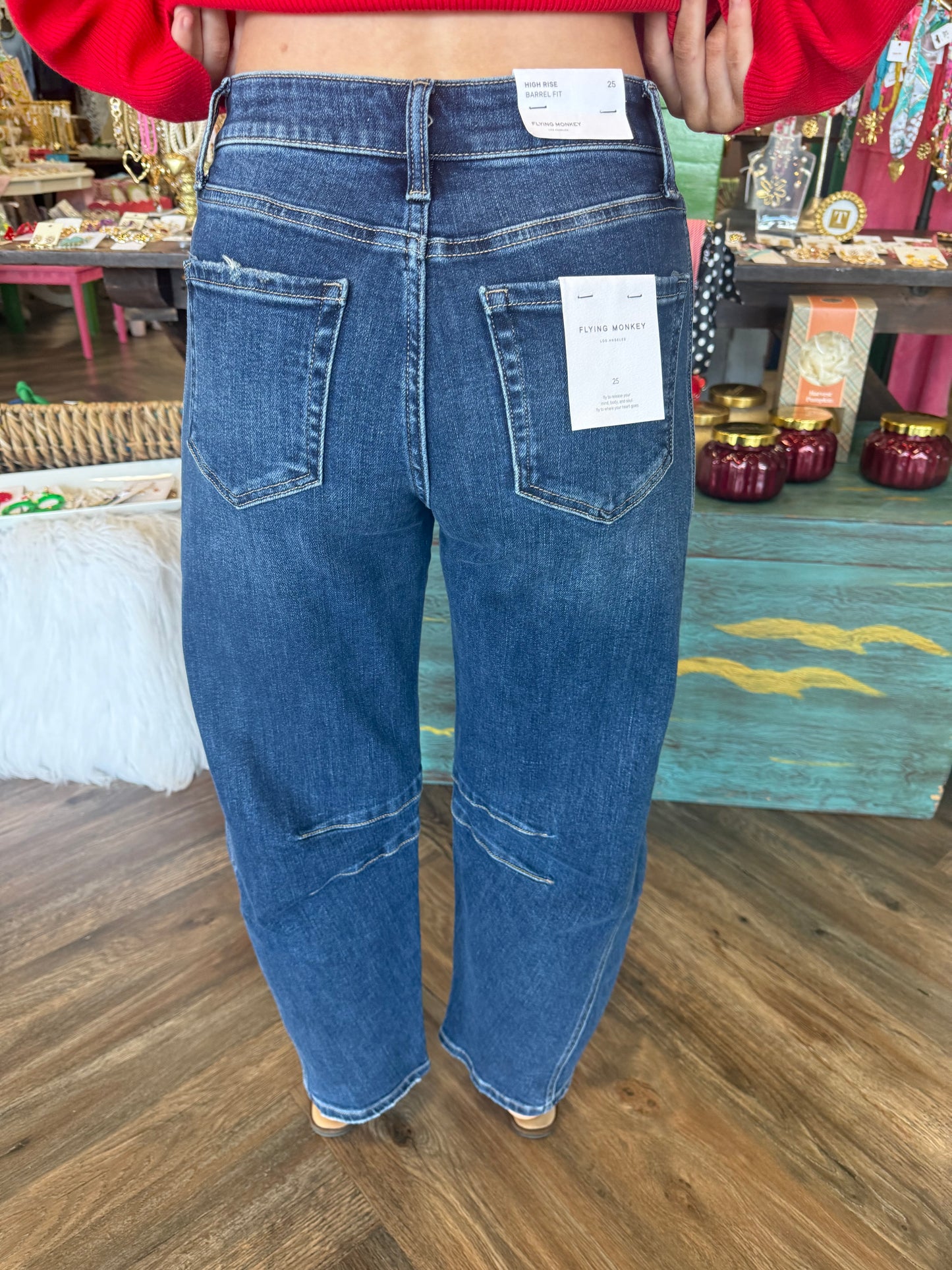 Flying Monkey Barrel Dark Jeans