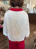 Mockneck Terry Sweatshirt: Red