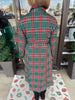 Plaid Hunter Green Midi Dress