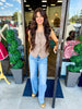 Cute As A Button Top: Mocha