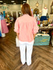 Coral Lace Top