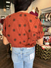 Cinnamon Dot Bubble Top