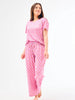 Alli Pants Set | Floral Foulard Pink