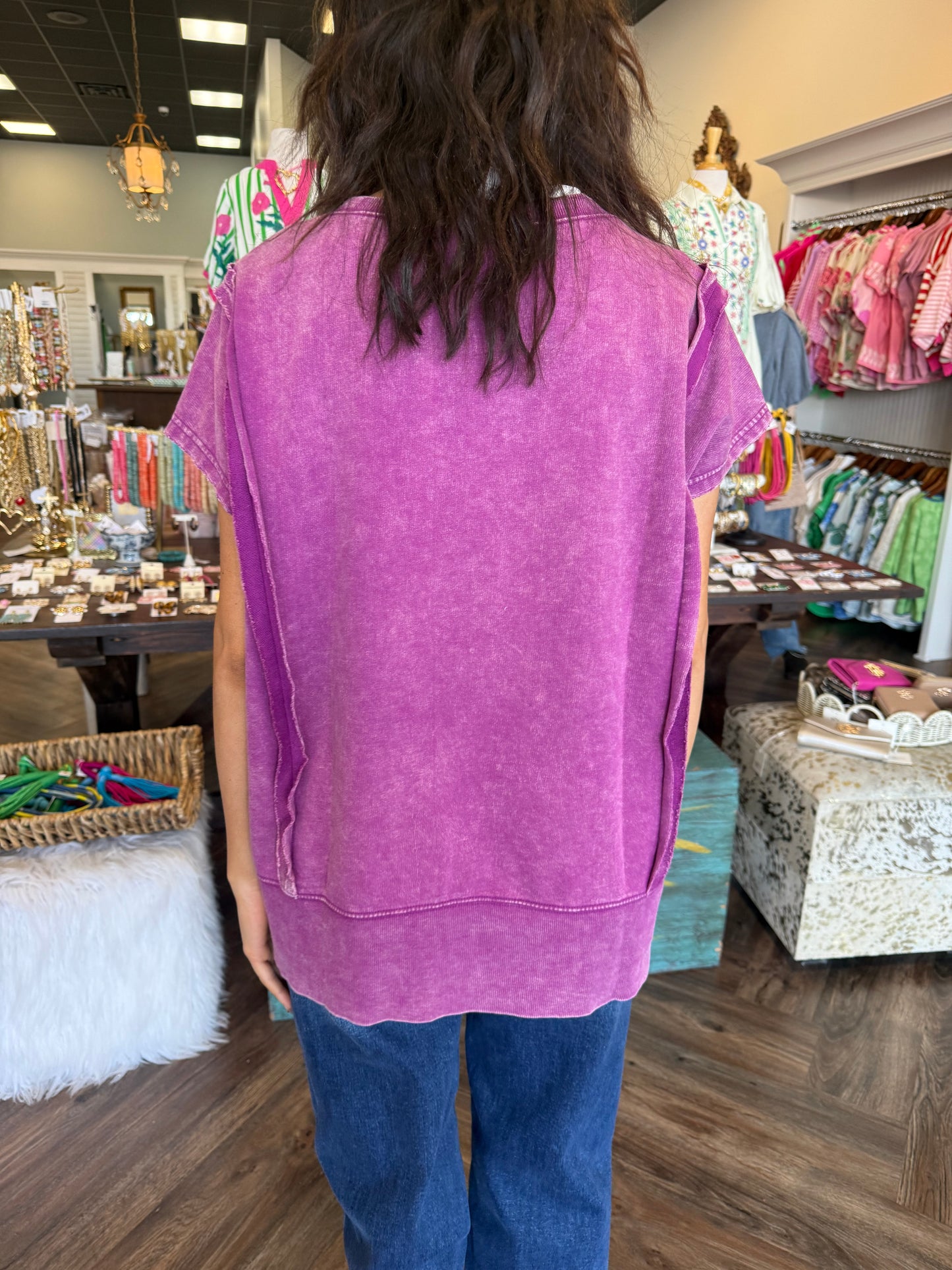 Softy Fit Top: Plum