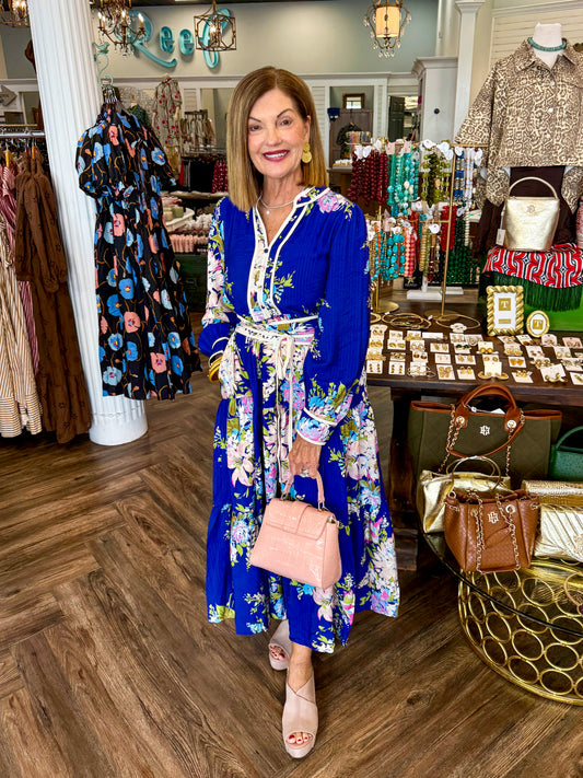 Royal Garden Party Midi Dress