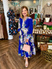 Royal Garden Party Midi Dress