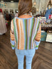 Earthen Sky Striped Sweater Top