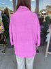 Megan Balloon Sleeve Top: Pink
