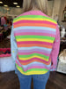 Rainbow Star Stripe Sweater