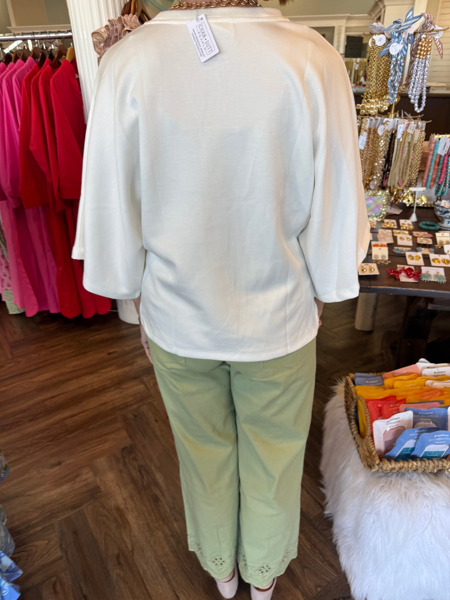 Entro Scuba Top: White