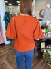 Pumpkin Pleat Top