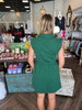 Zipped Green Dress
