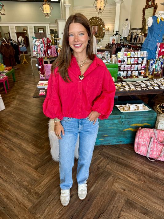Red Bubble Top