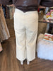 Sally Stitched Pants: Cream