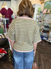 The Millie Button Sweater Top: Pink