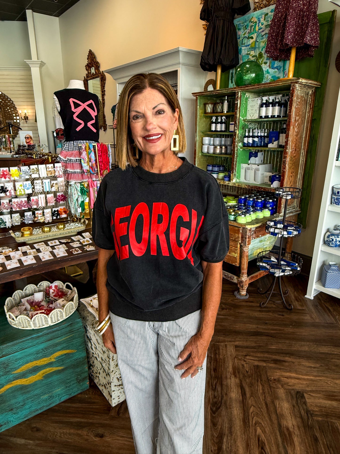 Acid Wash Georgia Top