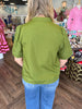 Olive Detailed Stitch Top