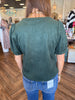 Soft Suede Top: Forest
