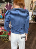 Savannah Blue Stripe Top