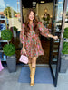 Garden Camel Tie Dress