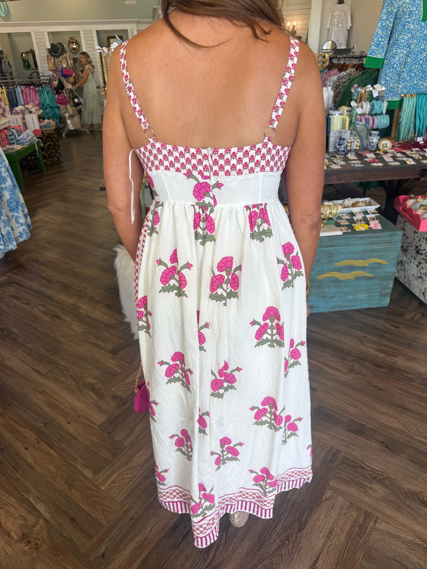 Hilly Petal Girl Midi Dress