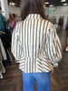 Eloise Stripe Top: Olive