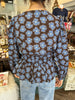 Brown & Blue Fall Top