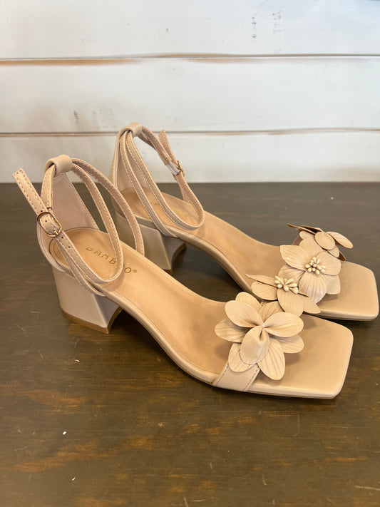 Nude Flower Heels