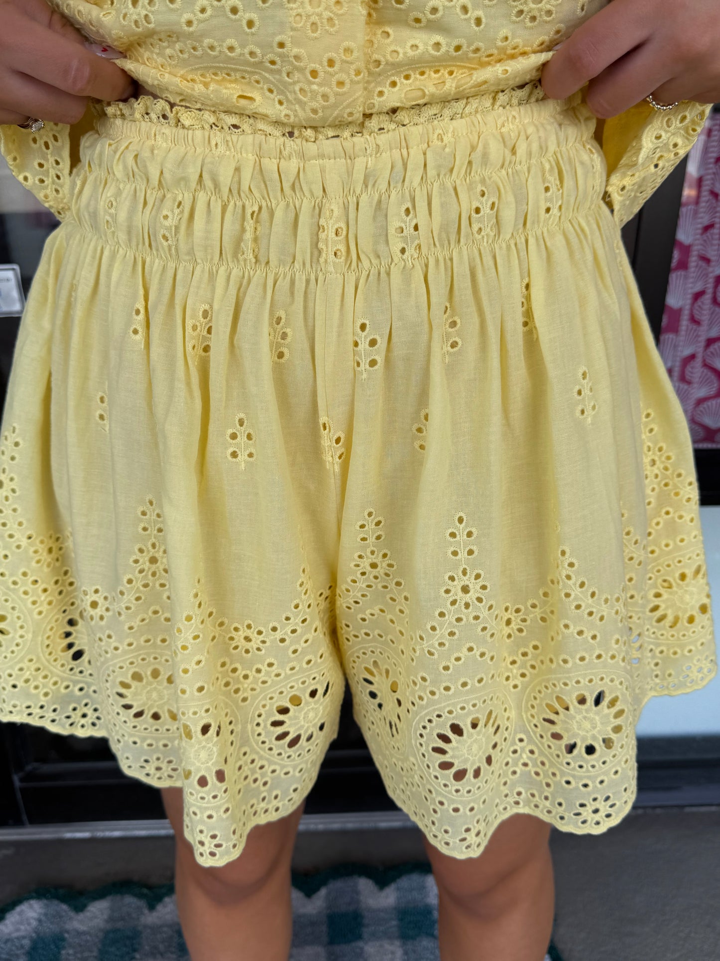 Lemon Eyelet Set