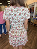 Vintage Floral Romper Dress