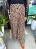 Maxi Leopard Pleated Skirt