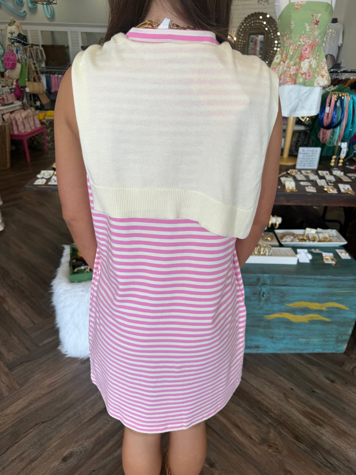 Scarf Dress: Pink