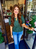 Soft Suede Top: Forest