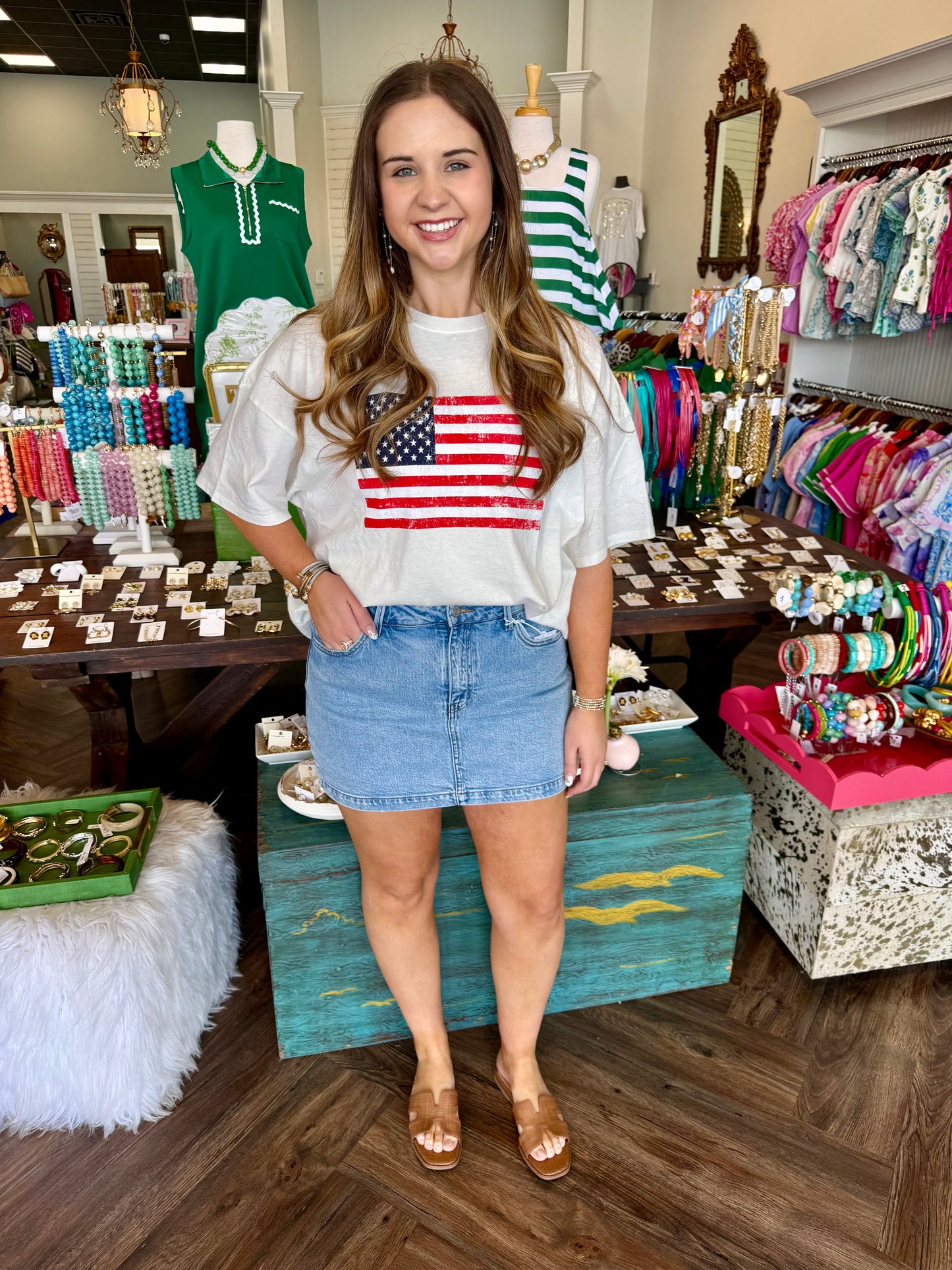 American Flag Tee