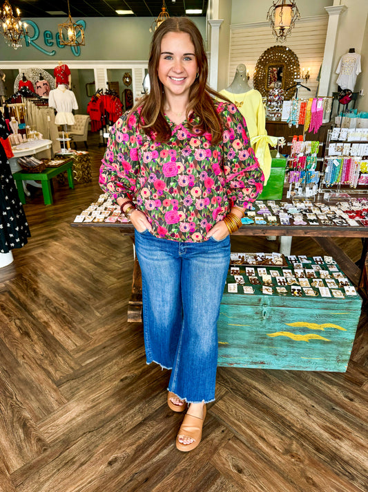 Pink Garden Blouse