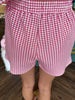 Sleeveless Pink Plaid Set