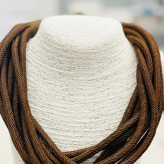 Rope Necklace: Brown