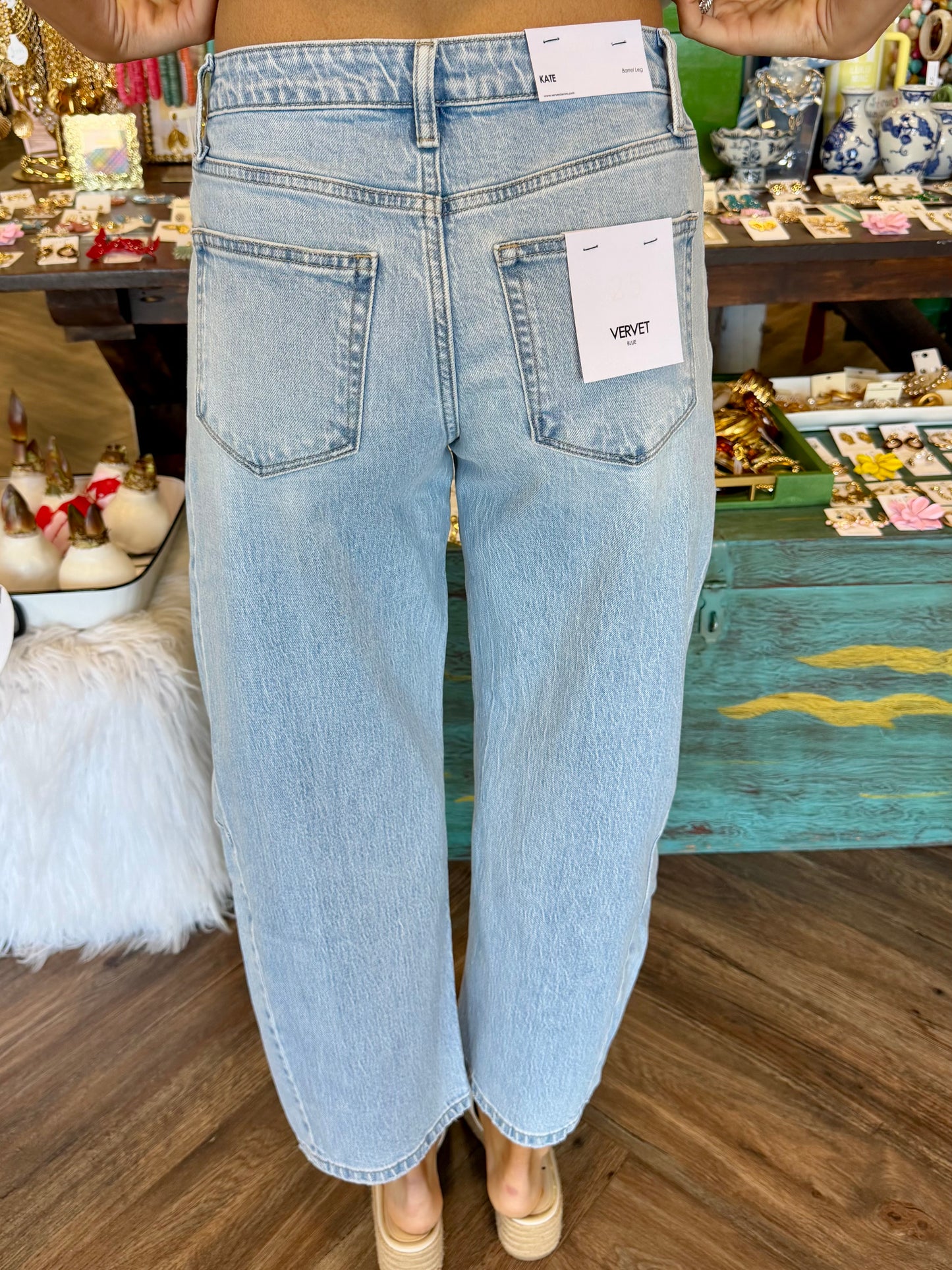 Vervet Jeans: Kate Barrel Leg
