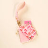 Dynamic Duo Pouch Wristlet-Blushing Bows