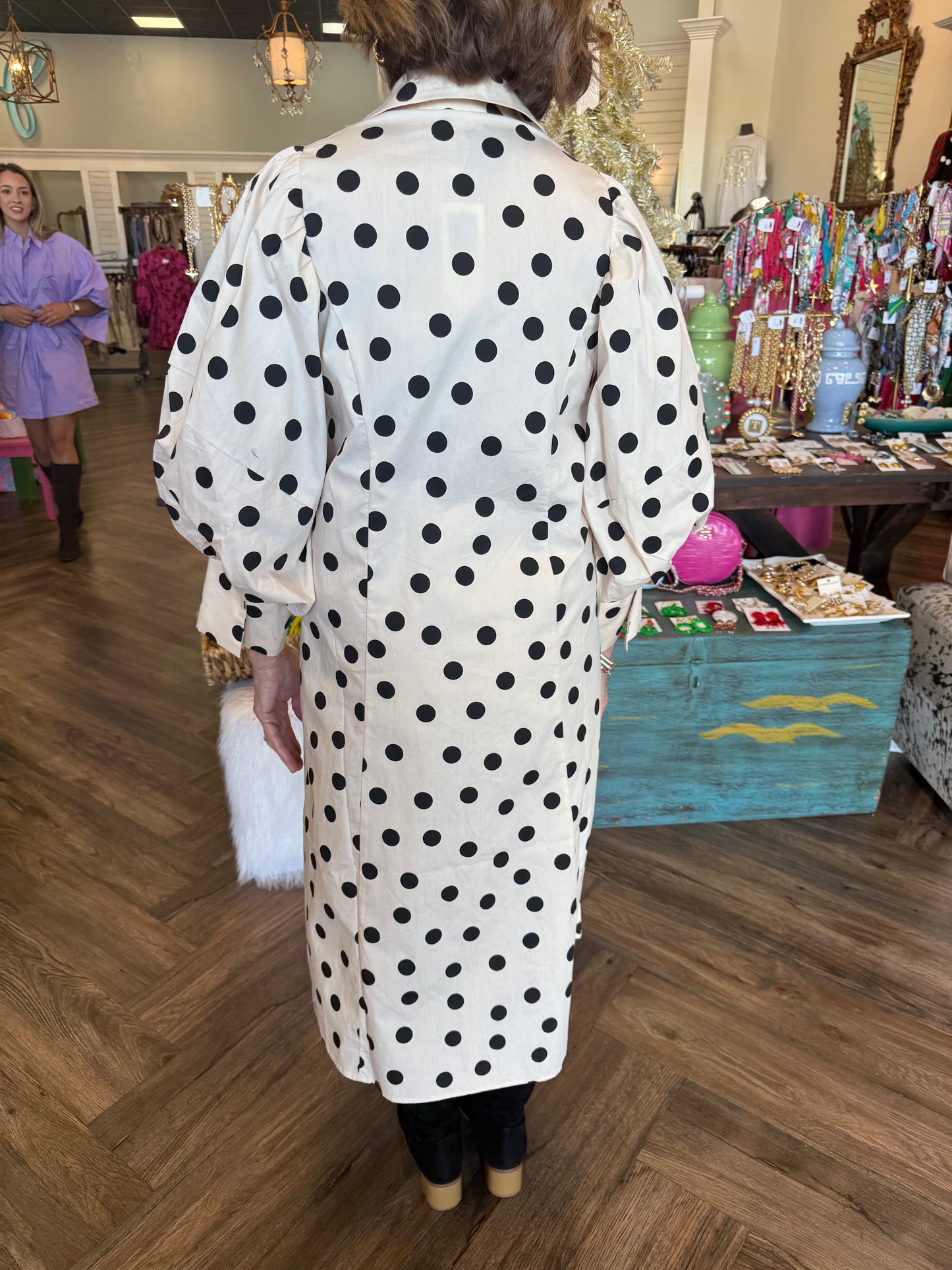 That Polka Dot Midi Dress