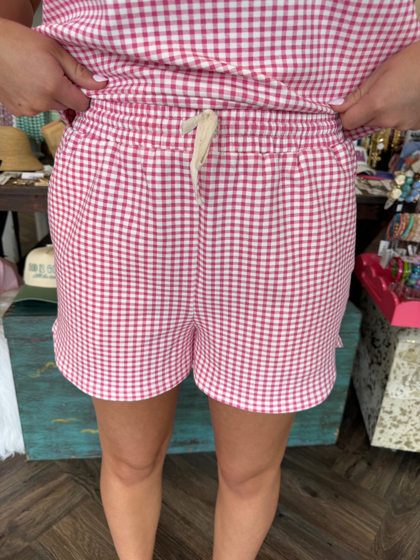 Perfect Plaid Set: Pink