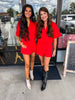 Regan Red Skort Set